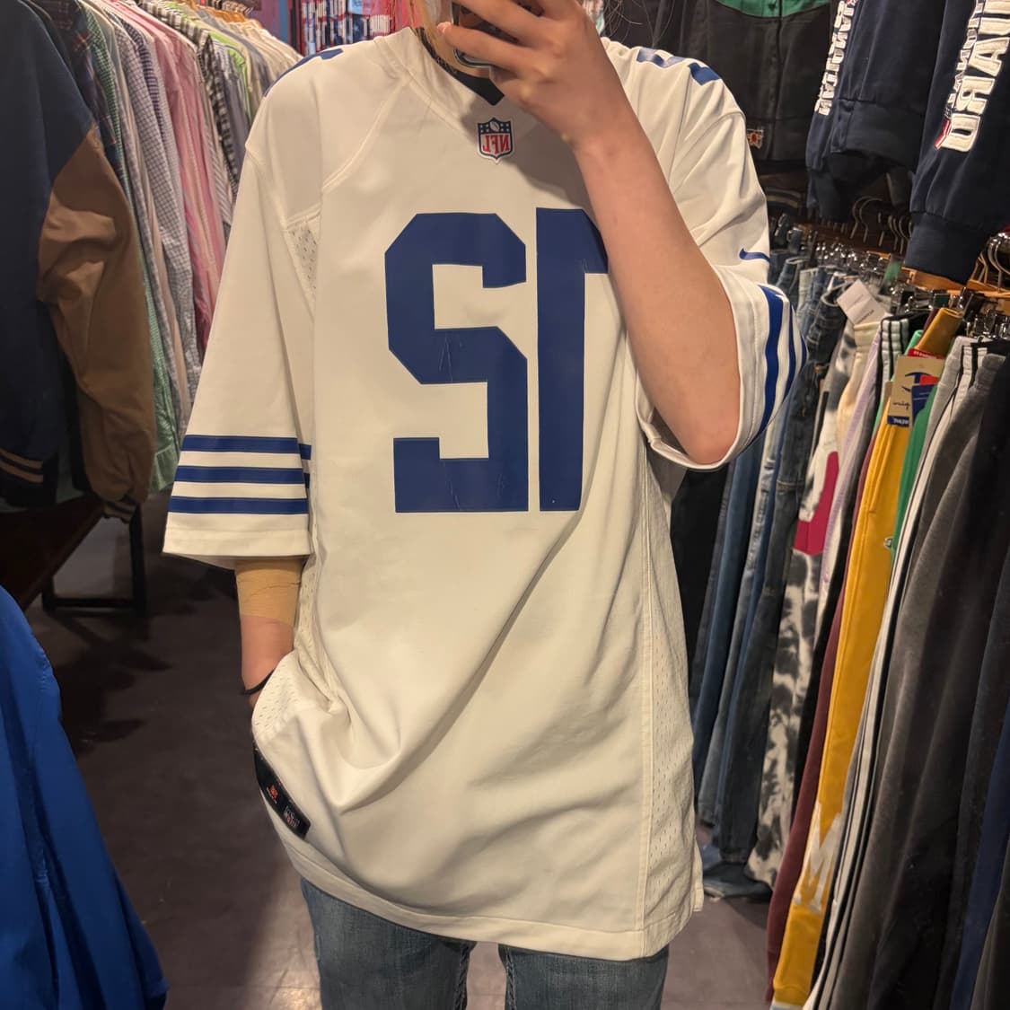 [IM] NFL no.12 LUCK반팔 져지 화이트  상품이미지1