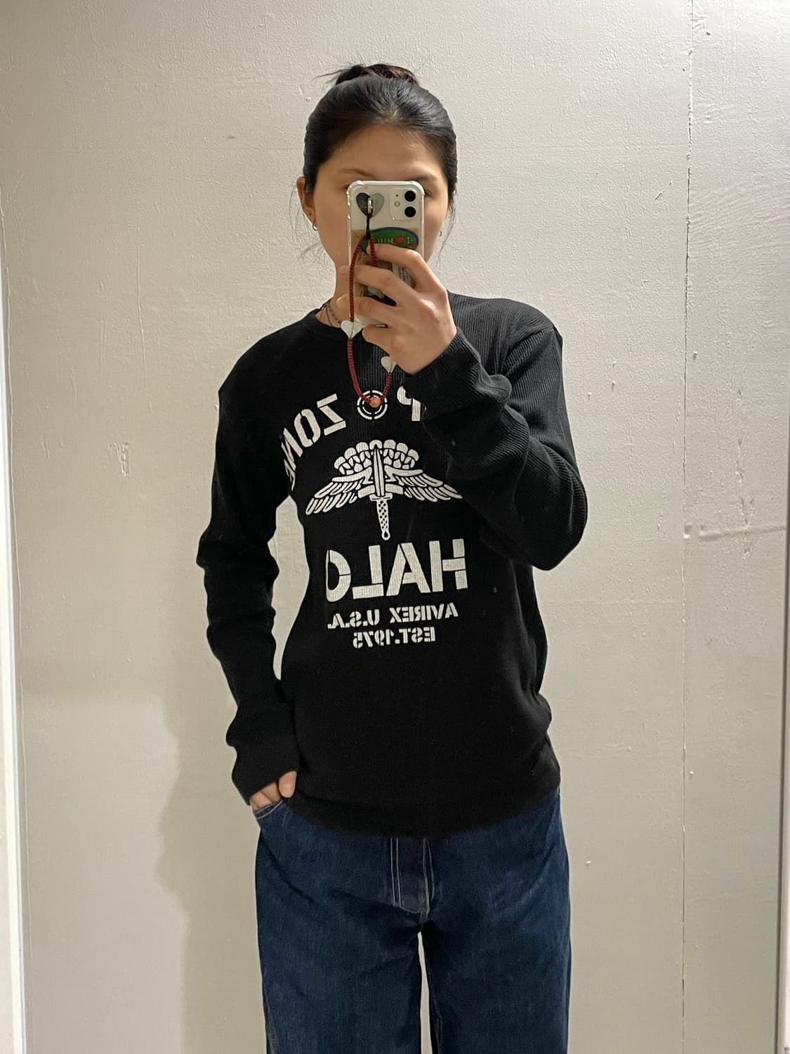 아비렉스 🪖U.S.ARMY 골지니트 티셔츠  상품이미지1