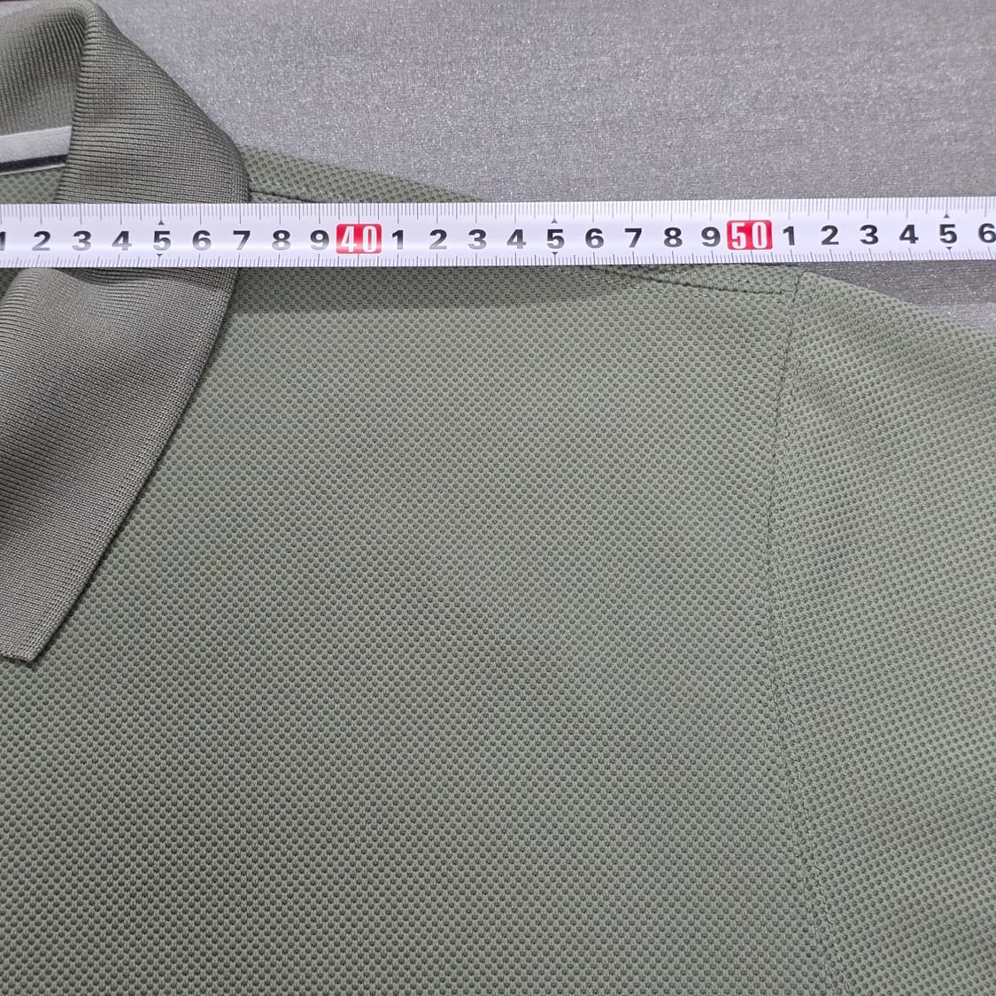 3XL 빅사이즈 컬럼비아 카키 메쉬 기능성 반팔 카라티 상품이미지5