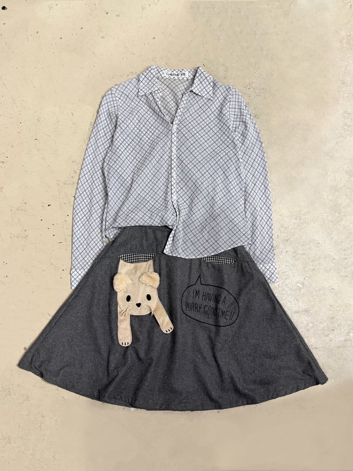 Kawaii nerd girl cody set🐶 상품이미지1