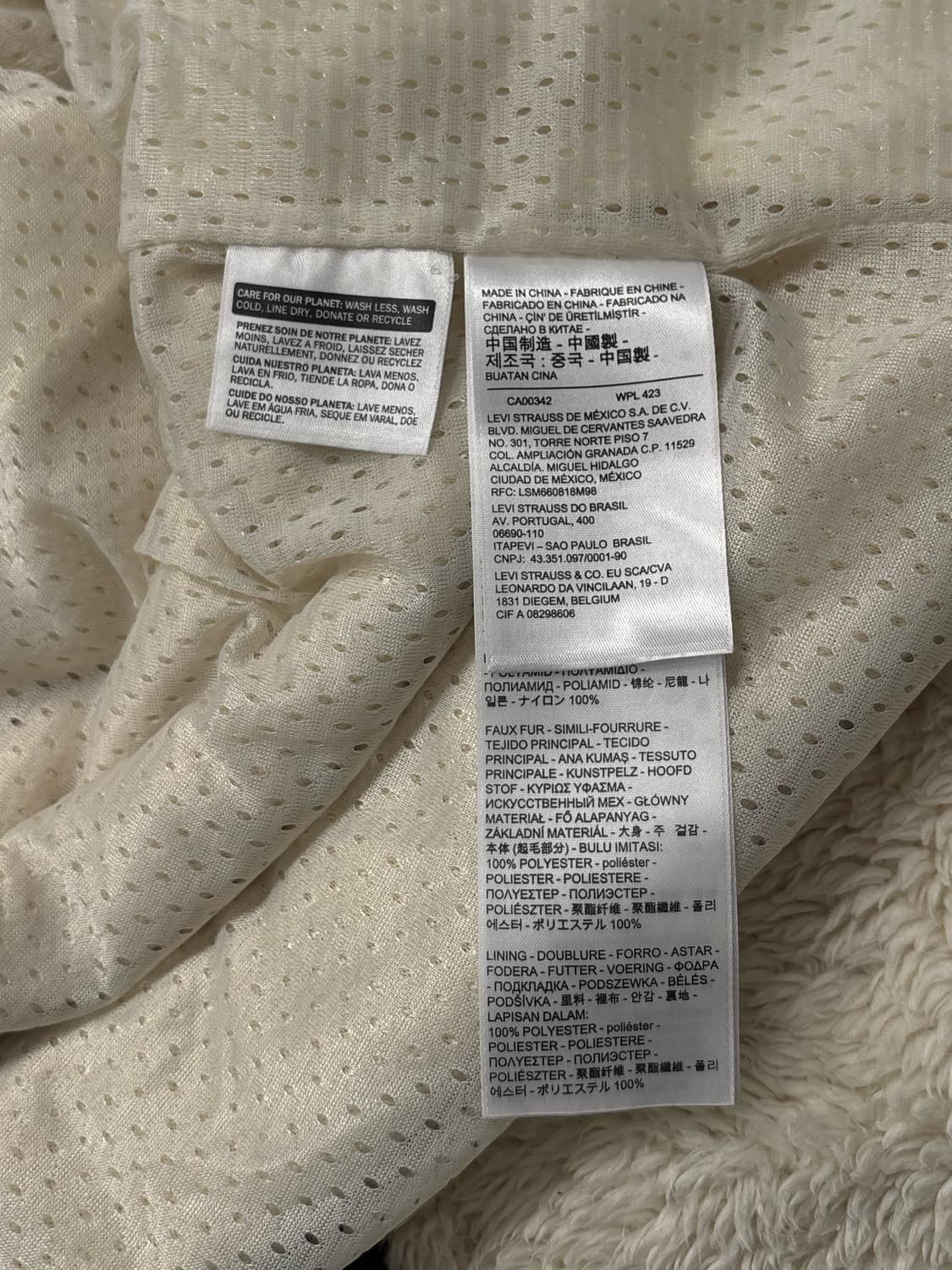 리바이스 플리스 집업 자켓 상품이미지8