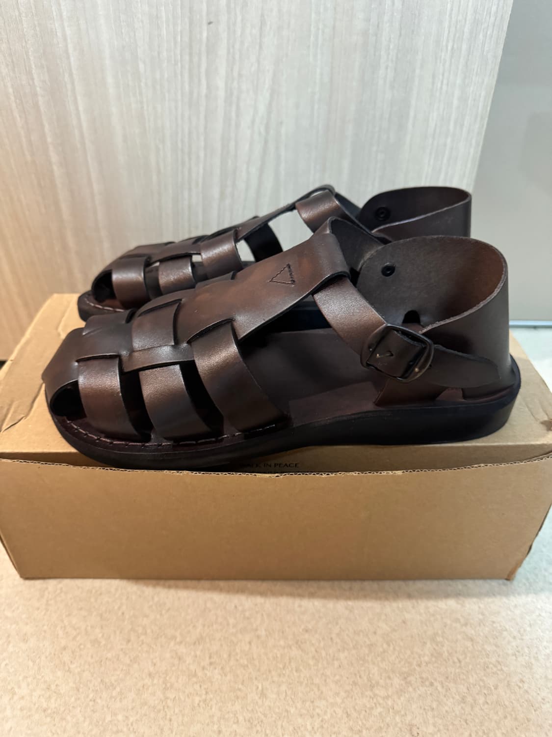 예루살렘 샌들 1041n 미카엘 브라운 41 상품이미지2