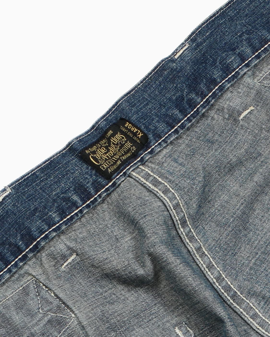 쿠티프로덕션 페인팅 데님팬츠 상품이미지5