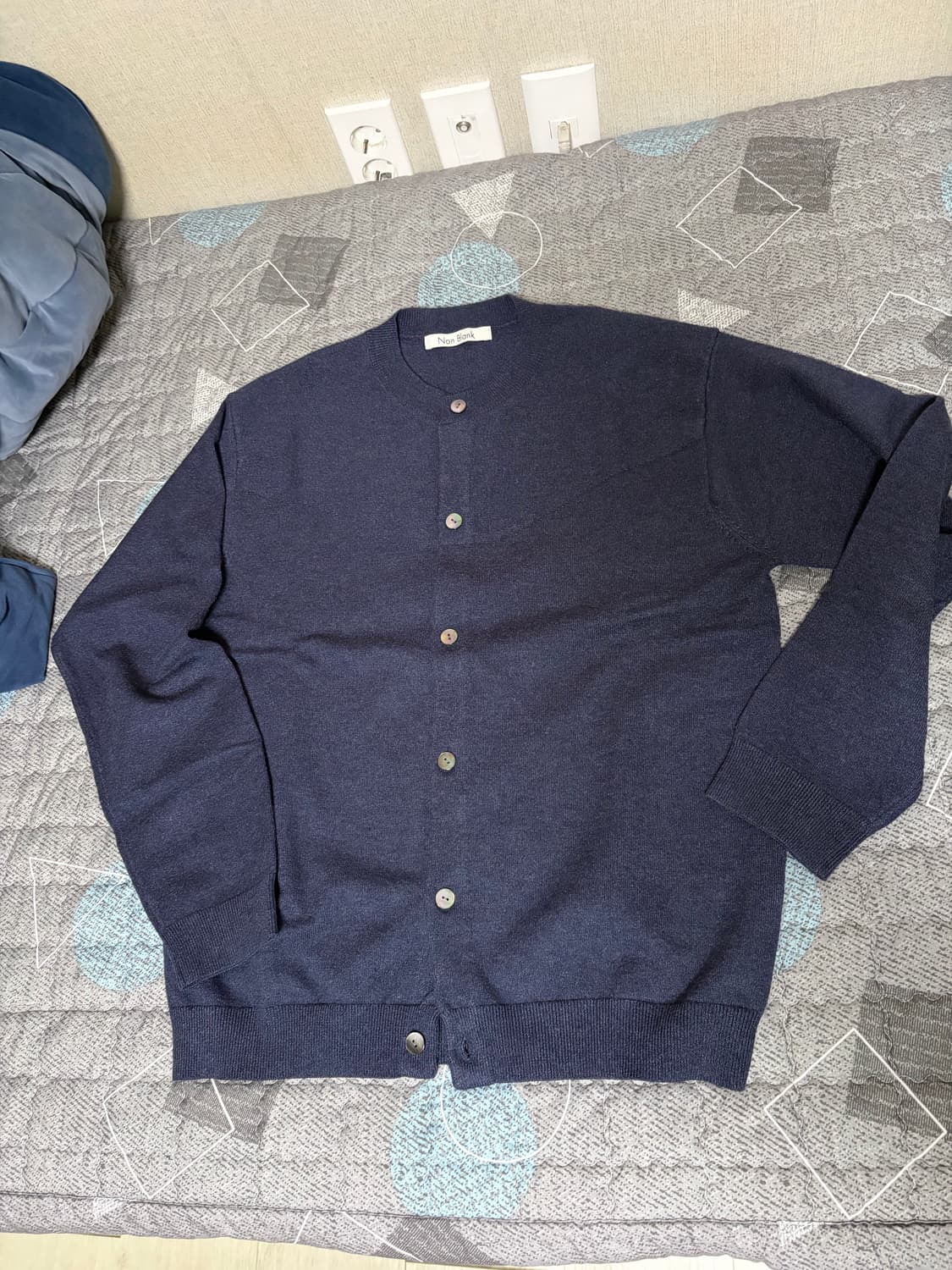넌블랭크 네이비 가디건 상품이미지2