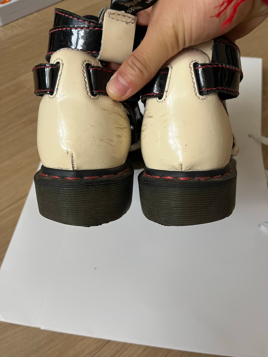 라프시몬스 닥터마틴 하이탑 샌들 상품이미지2