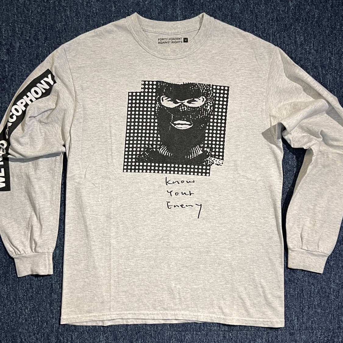 FORTY PERCENT AGAINST RIGHTS 그래픽 티셔츠 상품이미지1