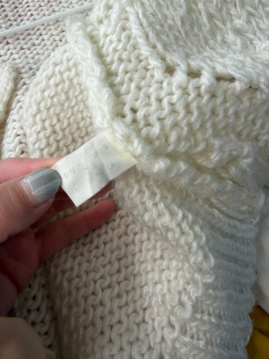 일본빈티지 화이트 꽈배기 니트가디건 상품이미지10