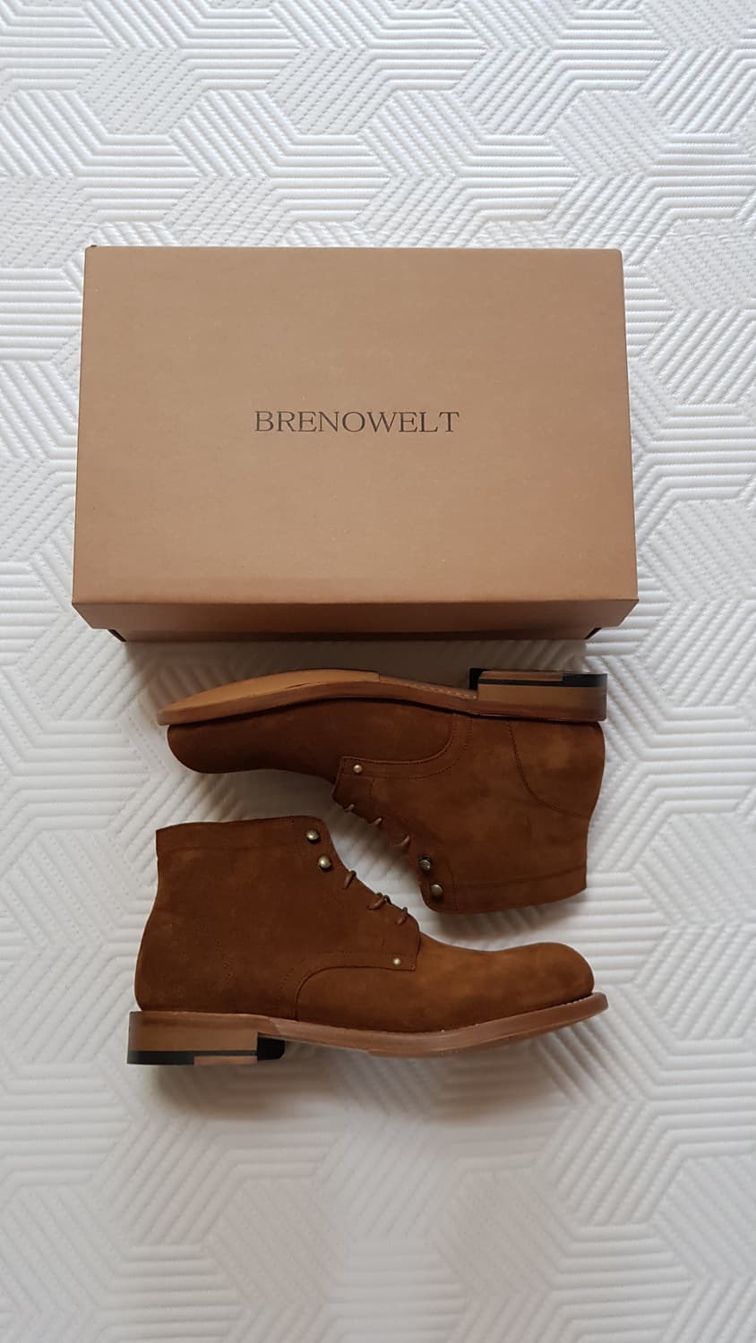 [새상품/260] 브레노웰트 굿이어웰트 스웨이드 부츠 팝니다. 상품이미지4