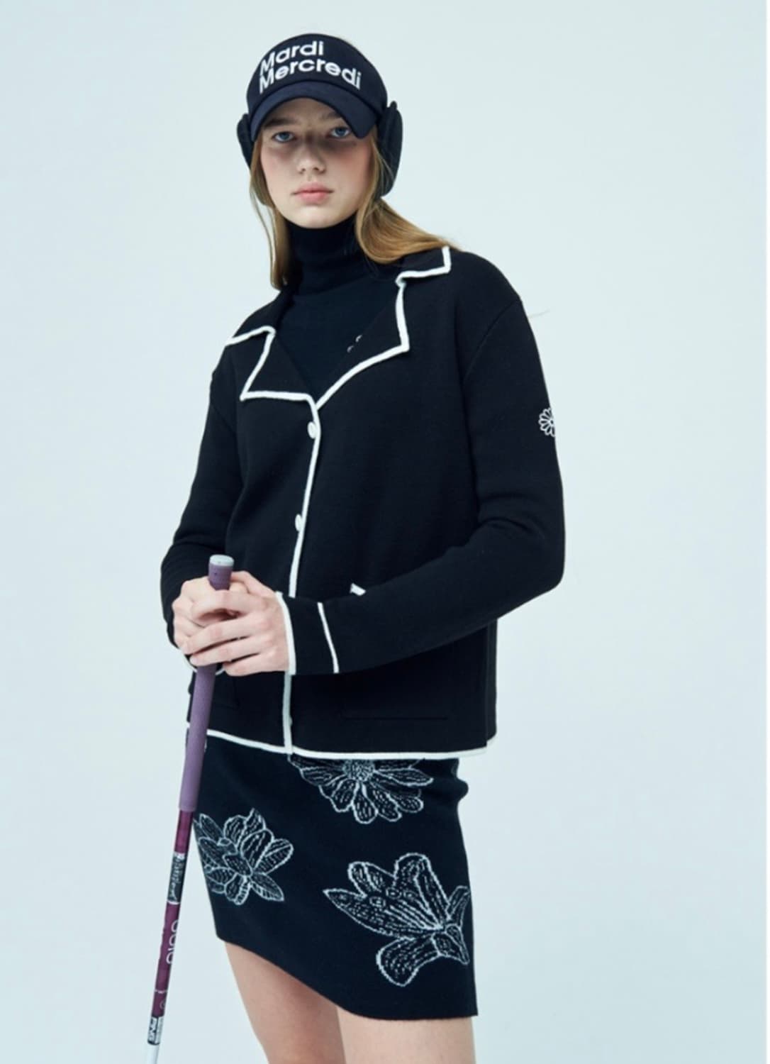 Mardi Mercredi 마르디메크르디 니트 미니 스커트 상품이미지2