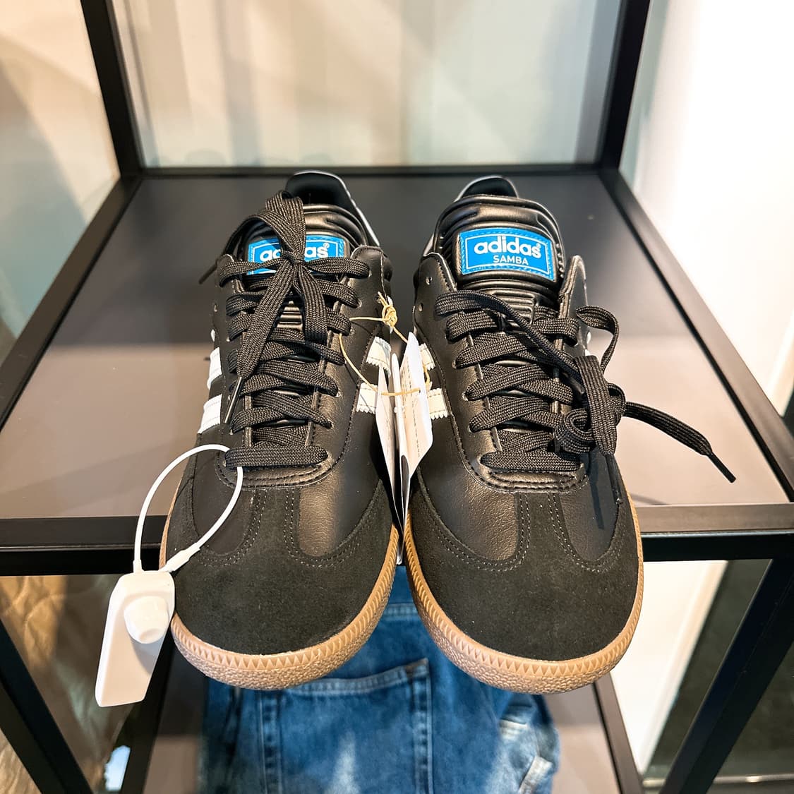(정품/새상품) ADIDAS 아디다스 남성 삼바 골프 블랙 슈즈 상품이미지2