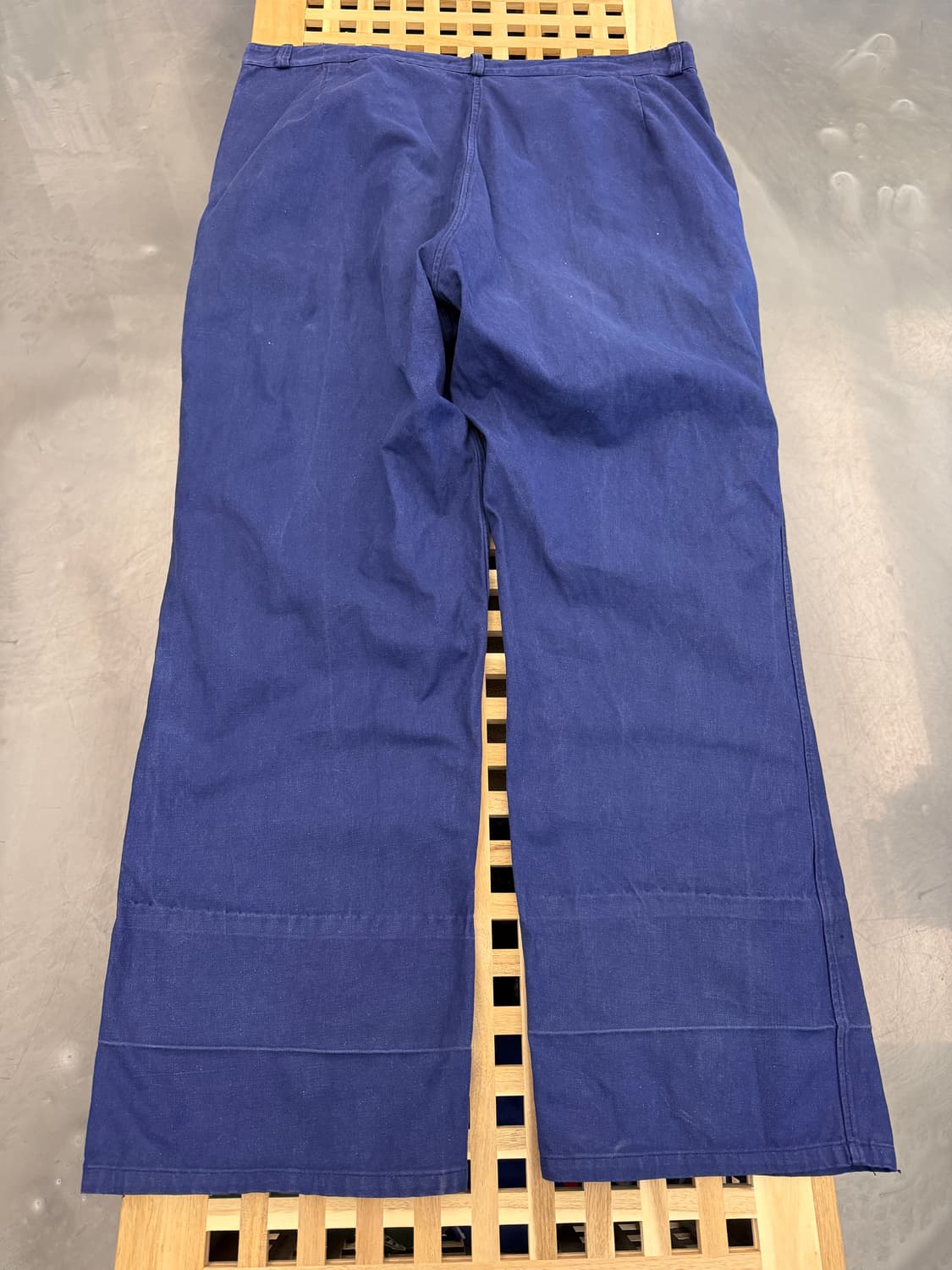 OLD EURO FADED WASHED NAVY 빈티지 프렌치워크팬츠 상품이미지2