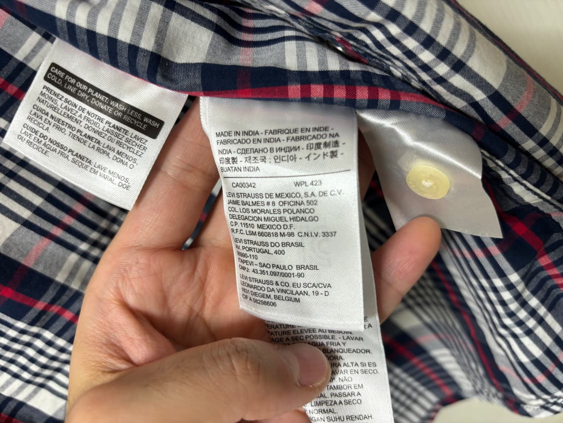 리바이스 웨스턴셔츠 새제품 95 상품이미지6