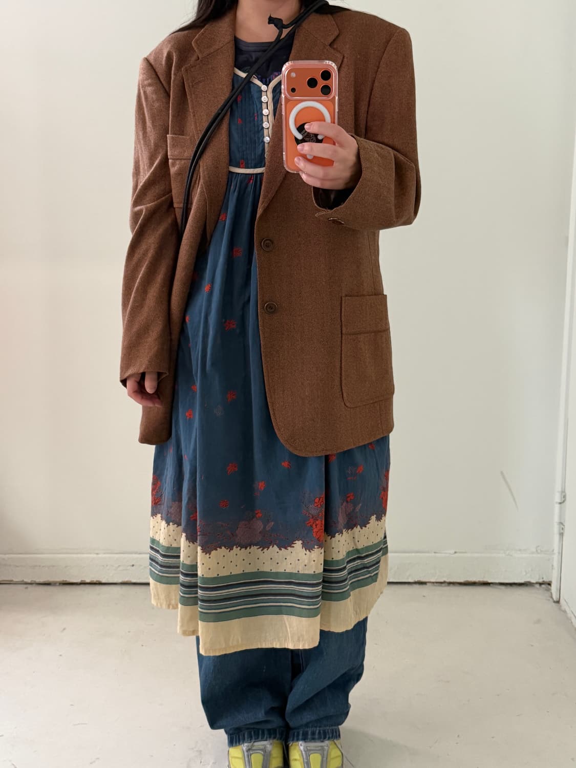 일본빈티지 하구미룩 레이어드 원피스  상품이미지4