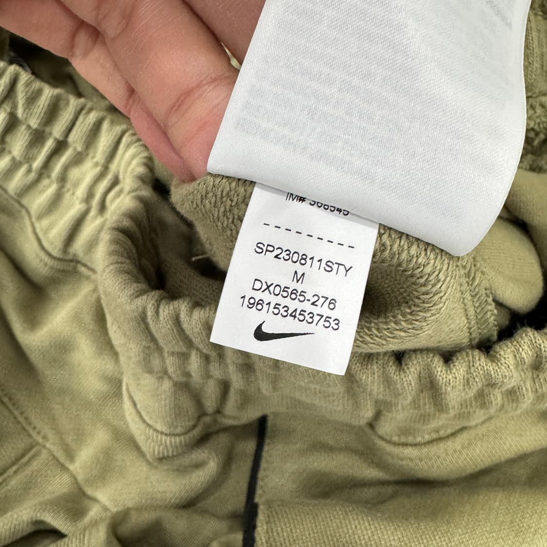 M(100) 나이키 빅로고 스우시 스웻 조거 팬츠  상품이미지7
