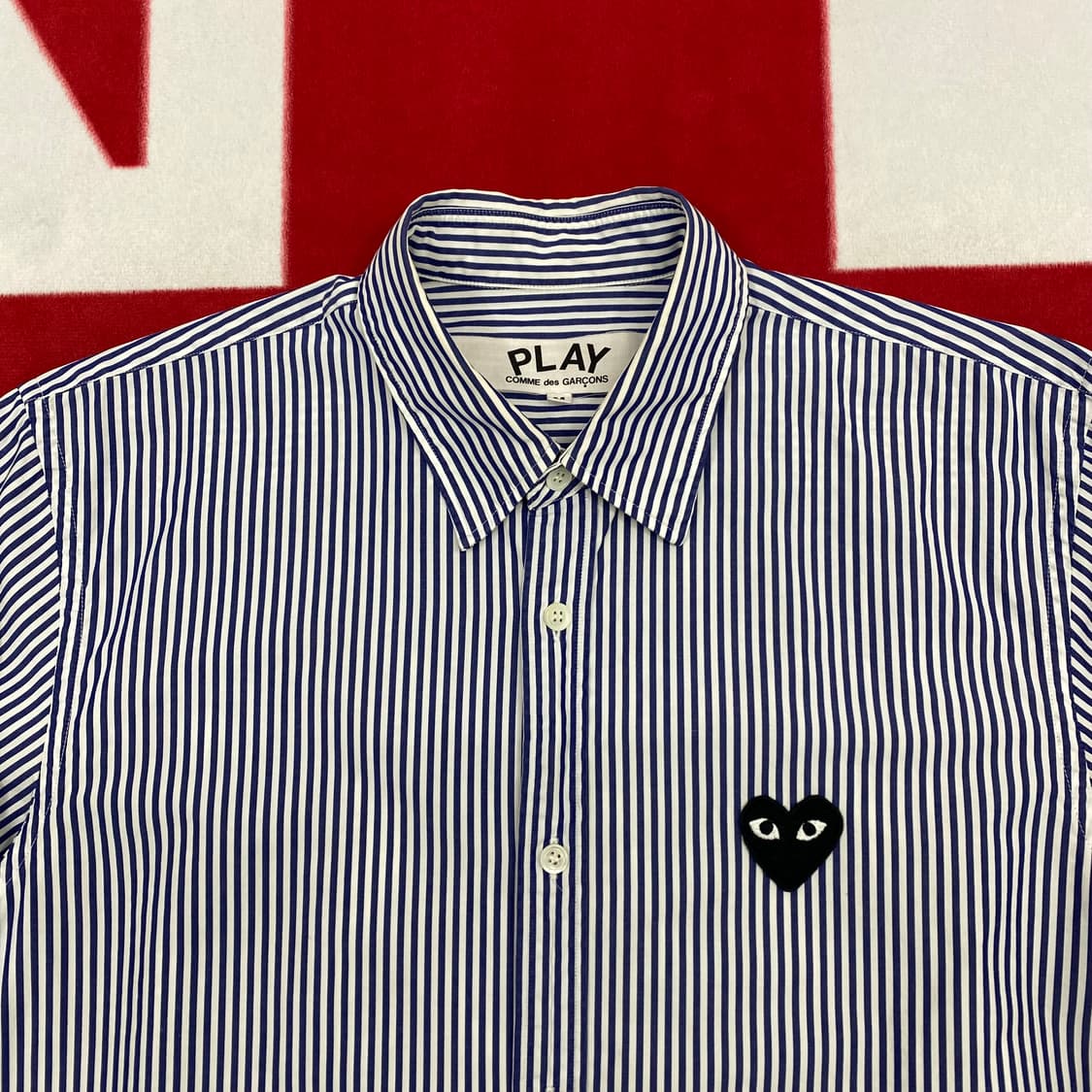 꼼데 스트라이프 셔츠 M  상품이미지3