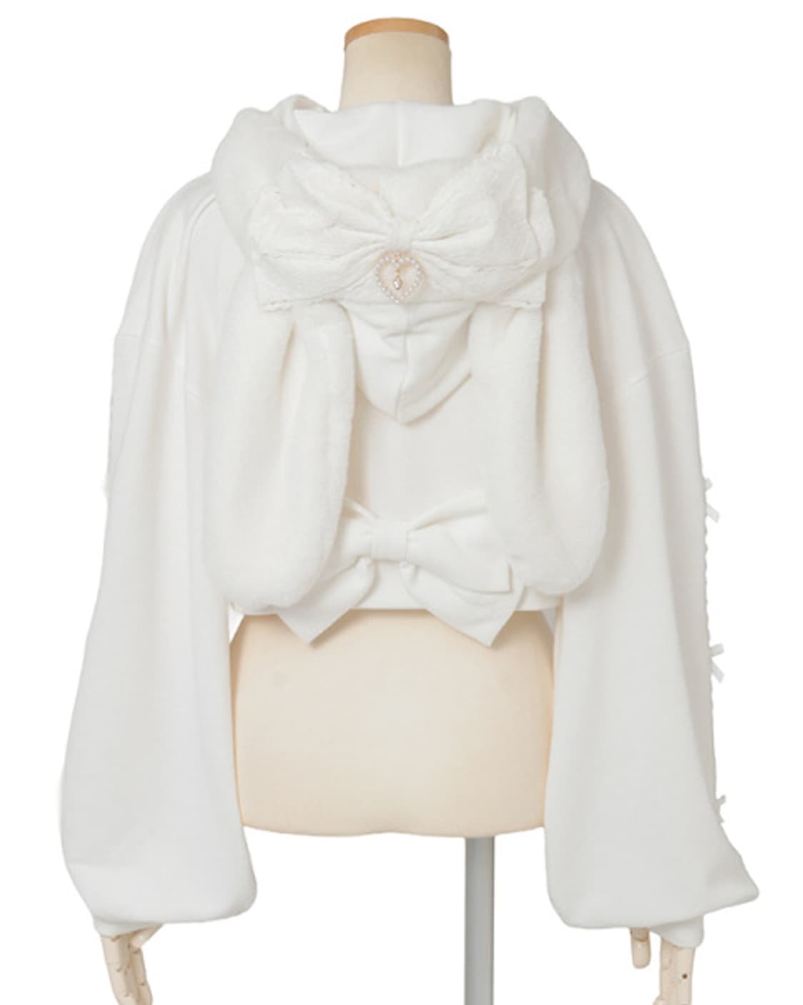 리즈리사 우사미미 크롭 후드집업 양산형 상품이미지2