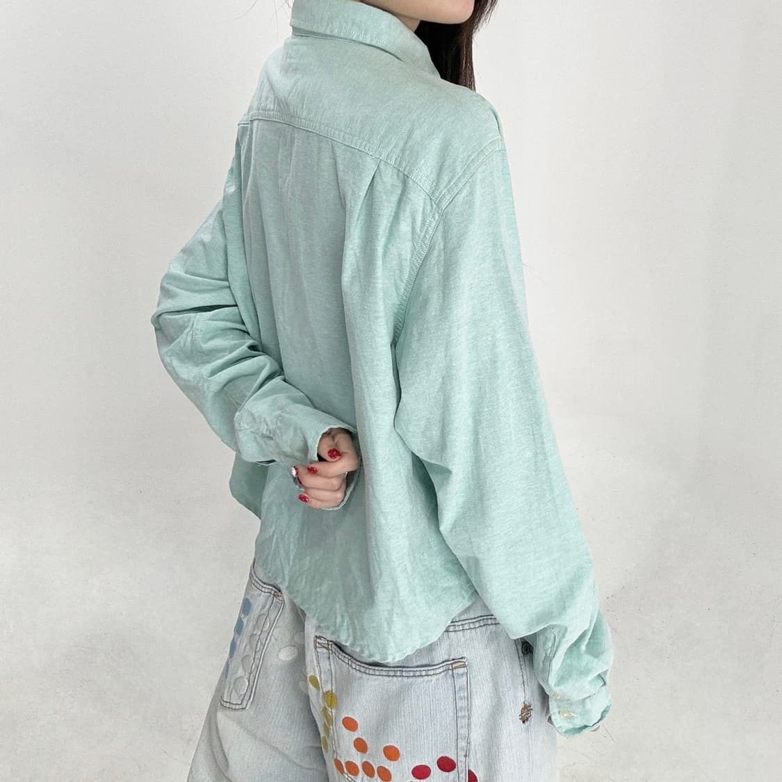 Carhartt 크롭 긴팔셔츠 상품이미지4