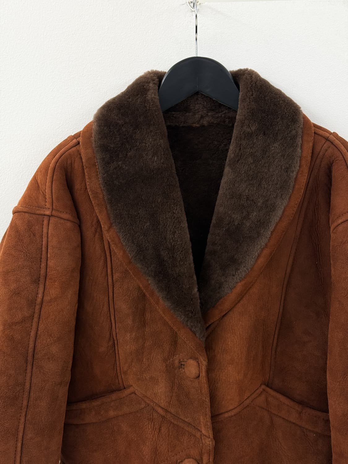 Vintage suede mouton jacket 상품이미지2