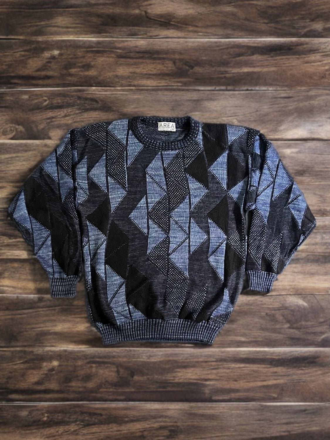 90s 빈티지 버드아이 니트 Made in USA 상품이미지1