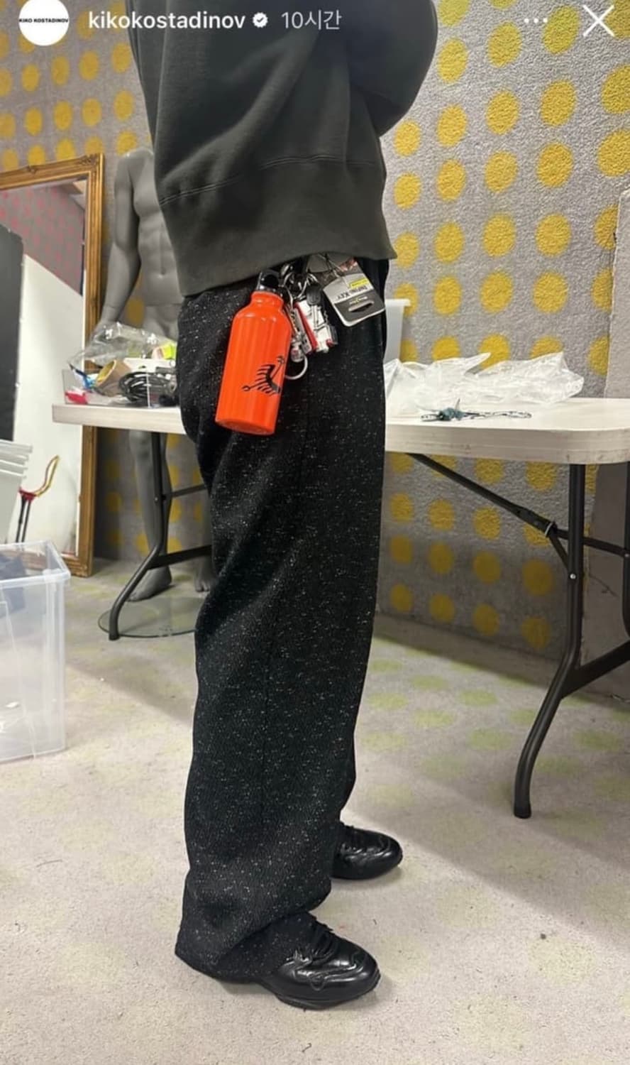 키코 나빈 와이드 팬츠 상품이미지1