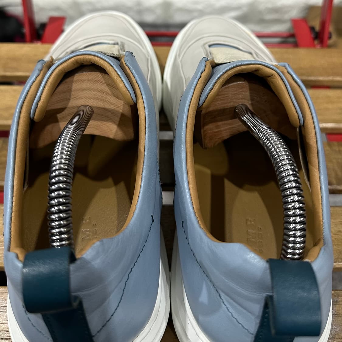 270) 타임옴므 운동화 남성 남자 슬립온 레더 스니커즈 상품이미지5