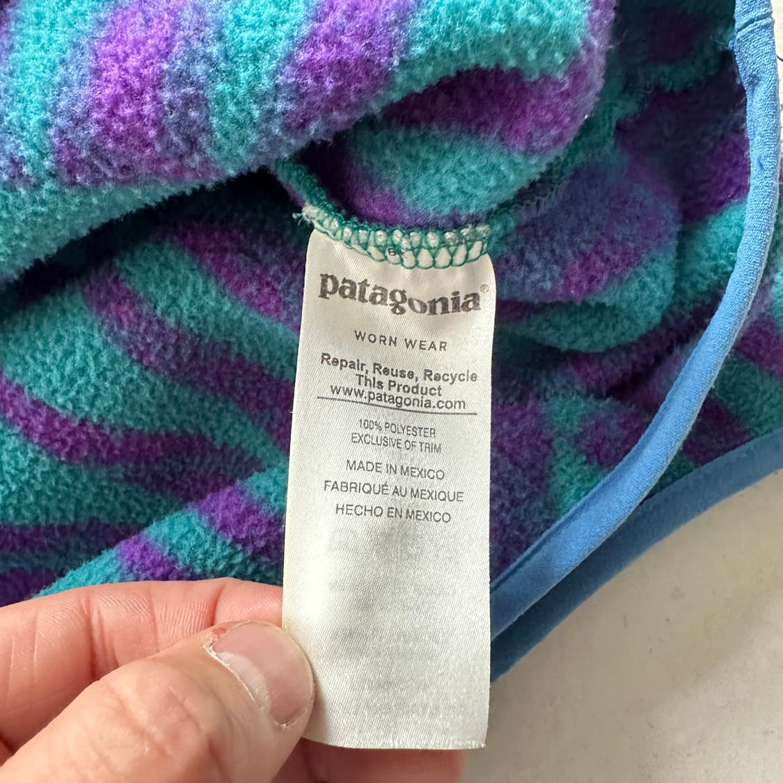 파타고니아 신칠라 스냅티 아즈텍 나바호 에스닉 패턴 플리스 S 상품이미지6