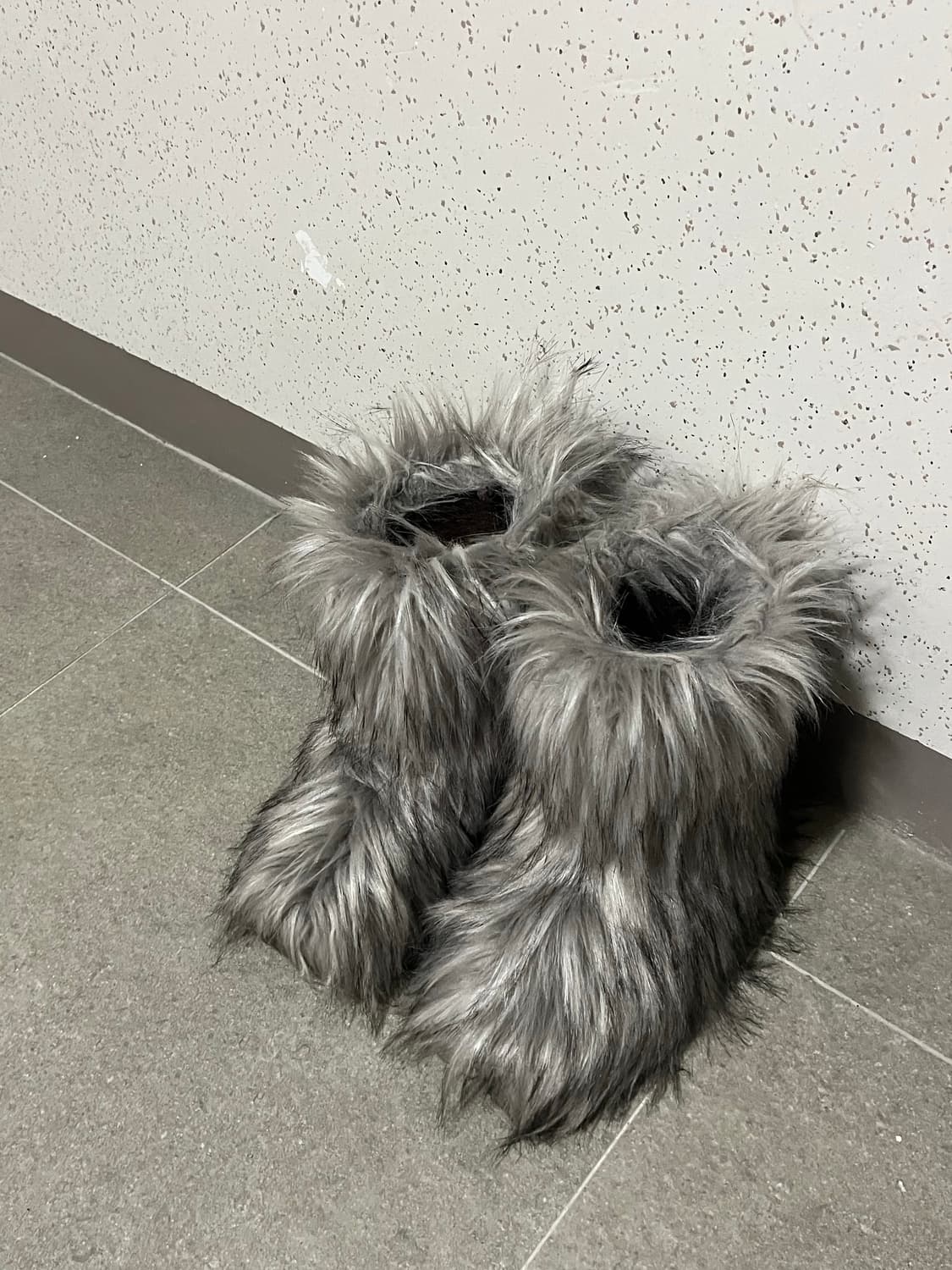 퍼부츠 회색 상품이미지2