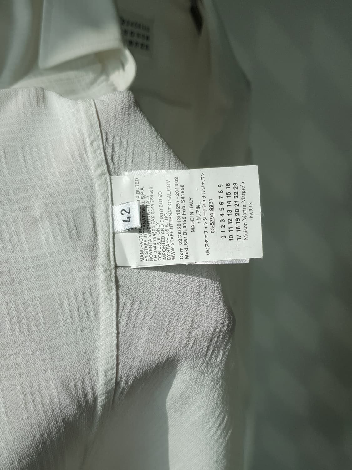 Maison Margiela Cropped Blouse/Shirt 상품이미지10