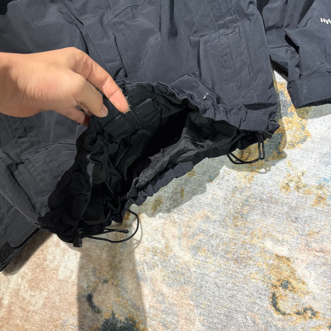 노스페이스 하이벤트 블랙 후드 바람막이 상품이미지3