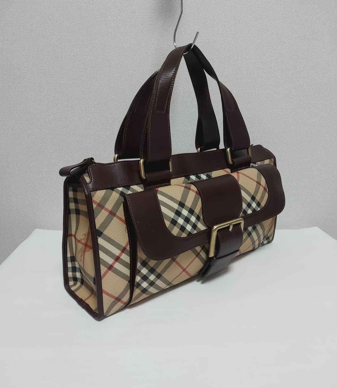 버버리 런던 헤이마켓 체크 포켓 토트백 (정품) 상품이미지3