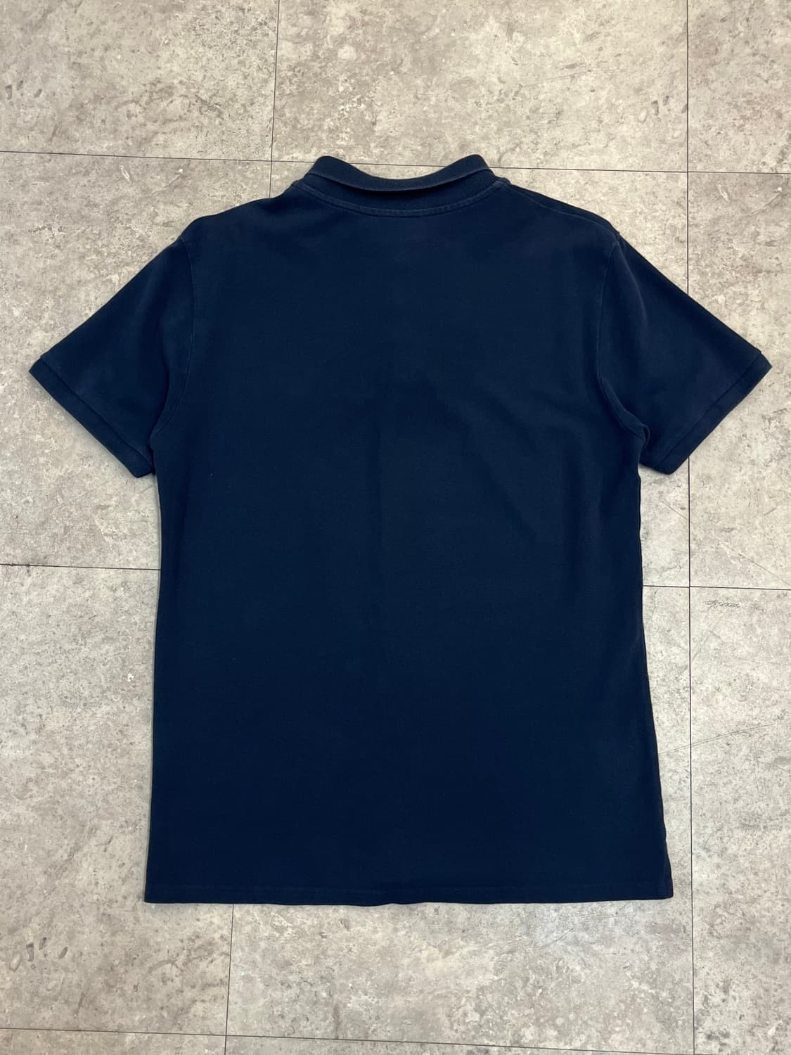 메종키츠네 반팔 카라티 네이비 L #csz3728 상품이미지7