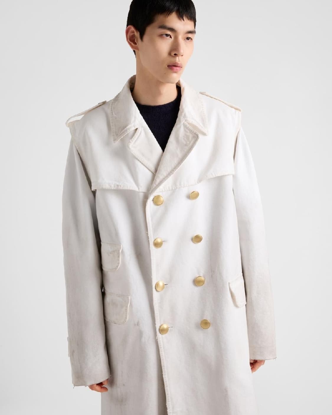 prada 캔버스 더블코트 상품이미지2