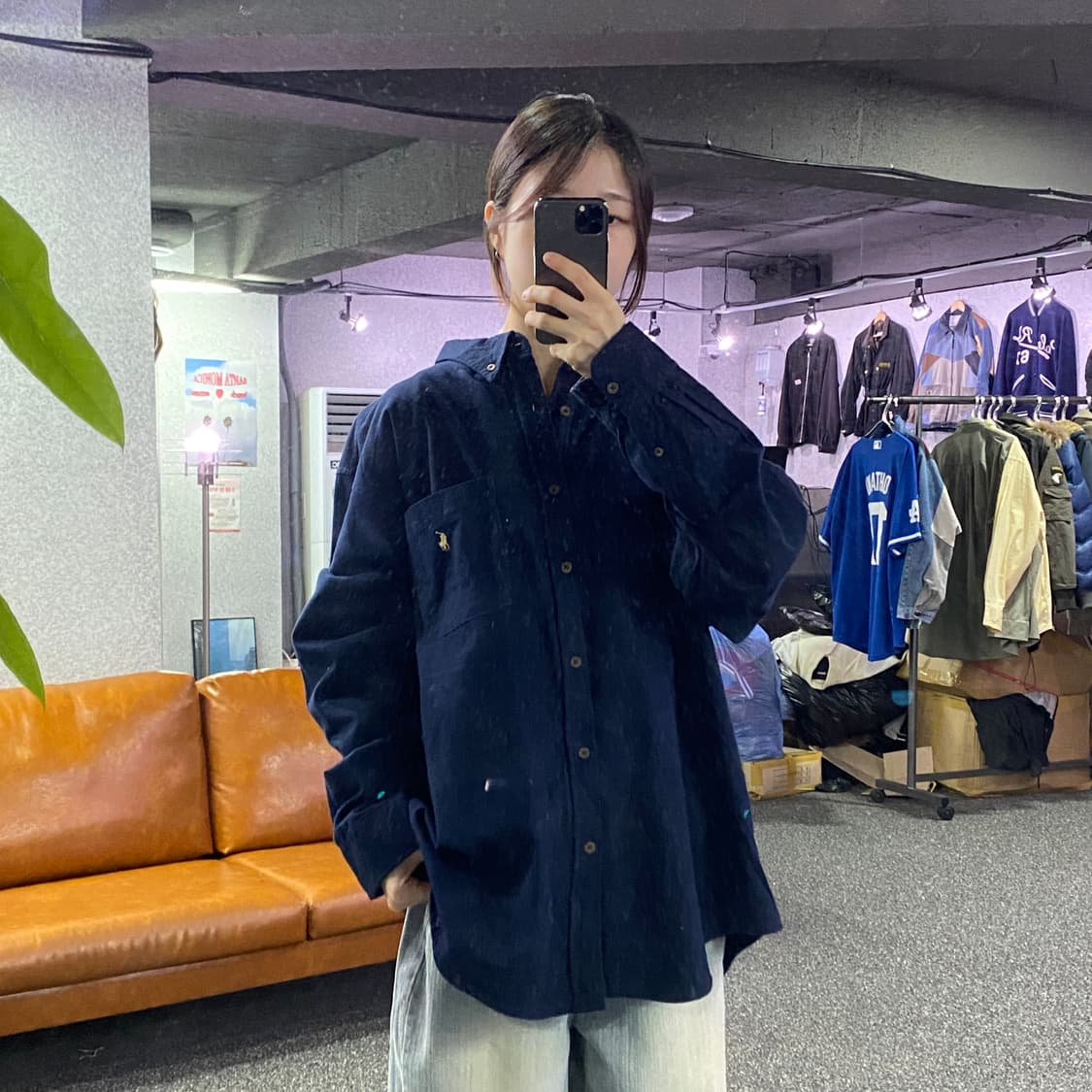 폴로 랄프로렌 네이비 클래식핏 셔츠 B3083 상품이미지1