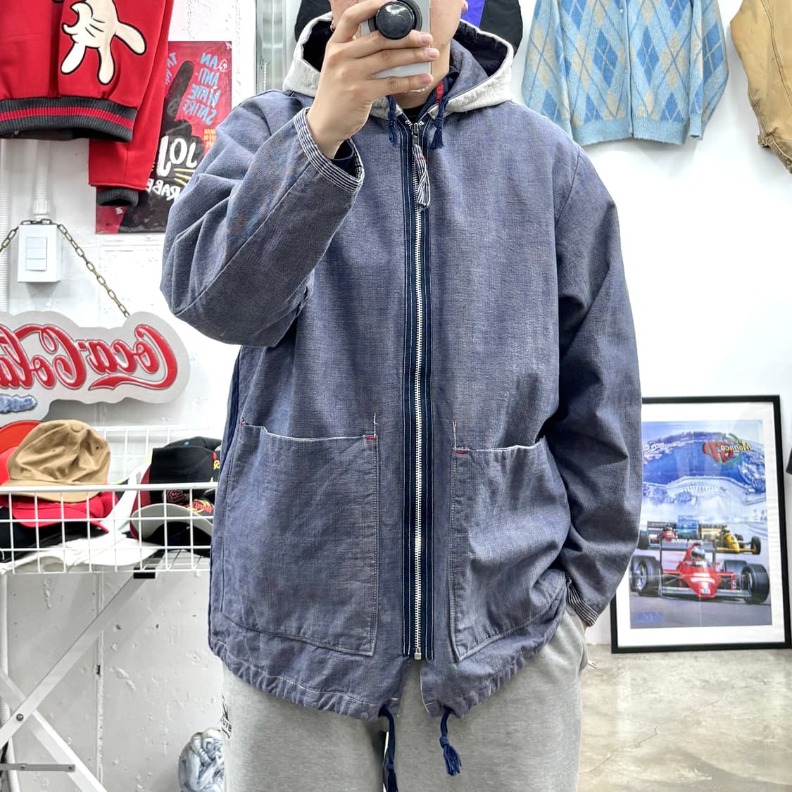 90's North Marine Drive 후디드 자켓 상품이미지2