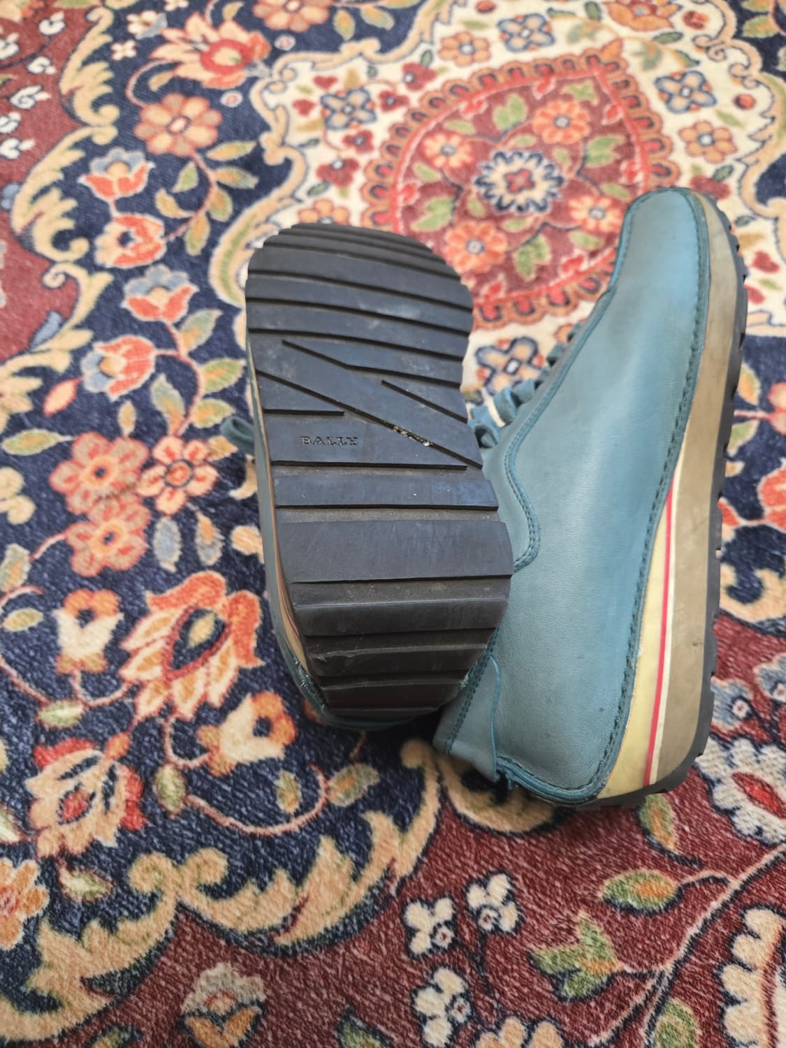 발리 BALLY 빈티지 치타 레더 스니커즈 (37.5) 상품이미지7