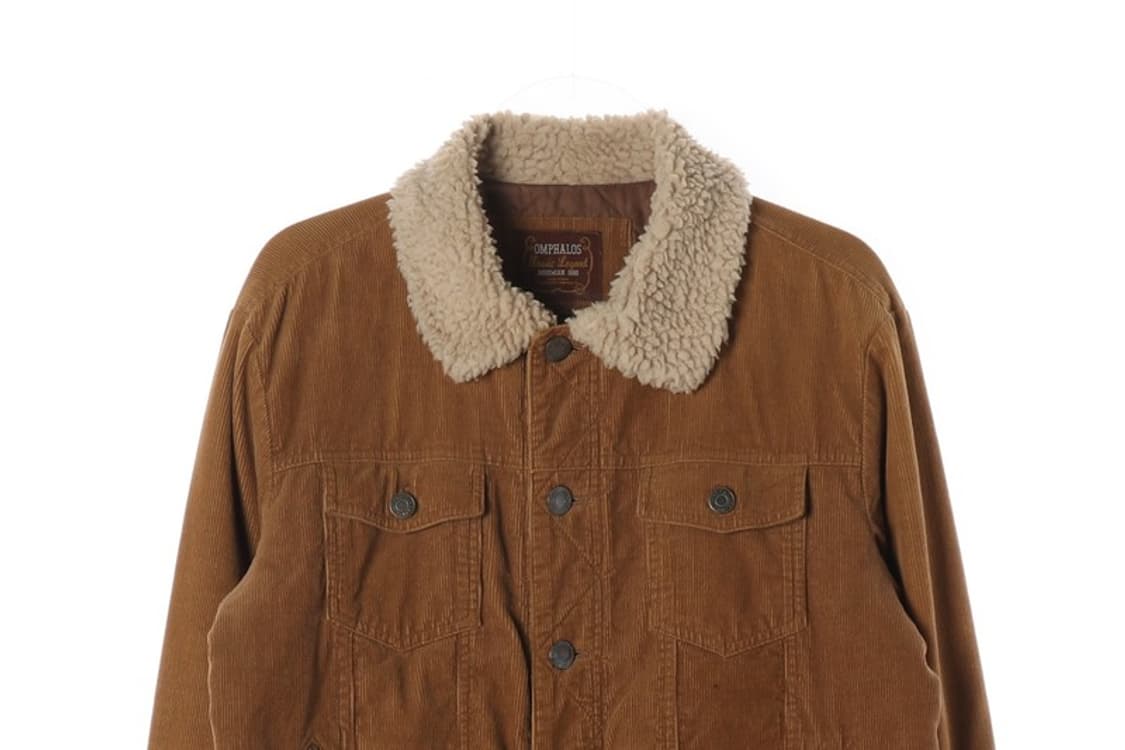 옴파로스 코듀로이 쉐르파 트러커 자켓 L 상품이미지4