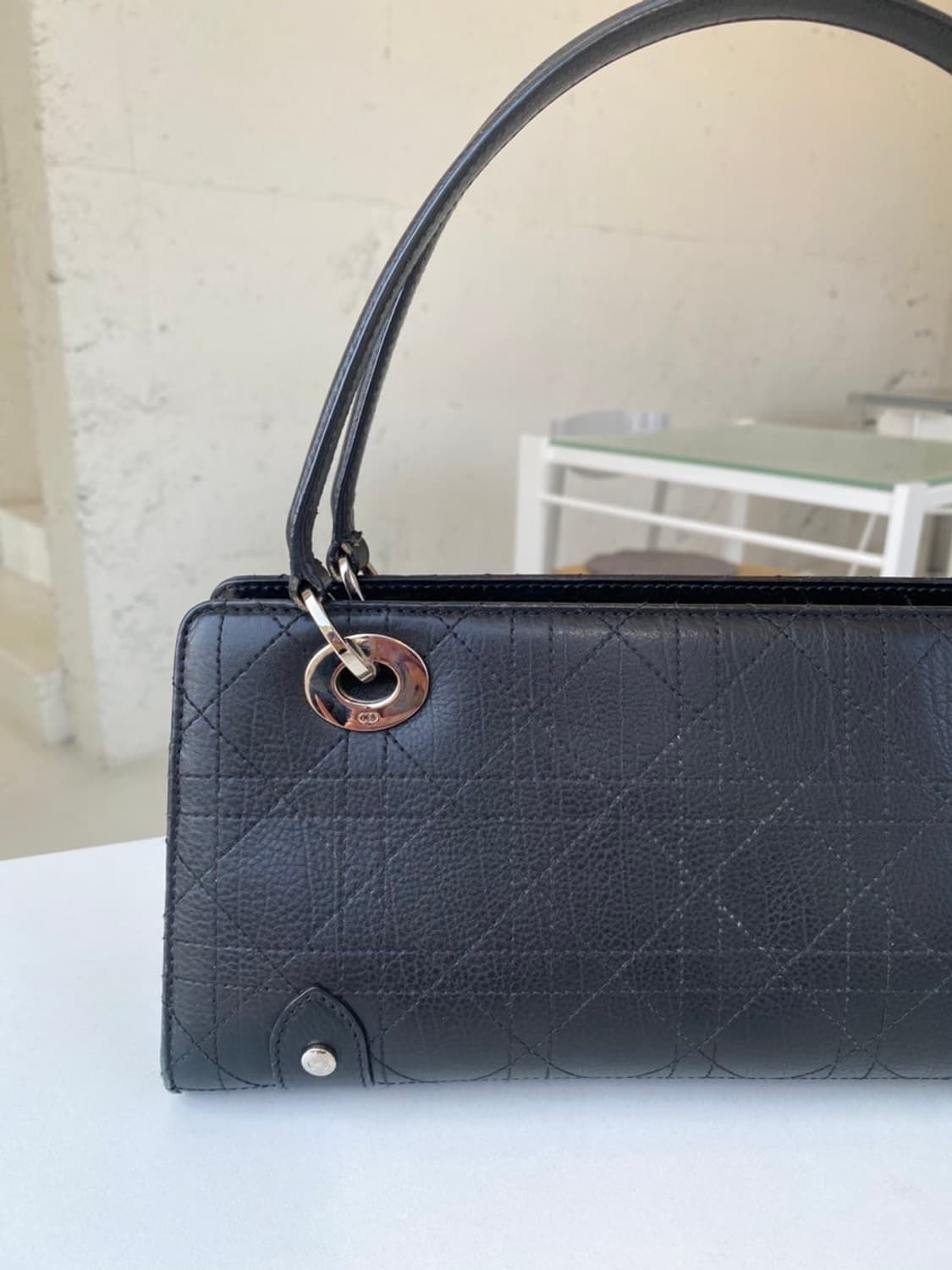 정품 디올 까나쥬 토트백 블랙 상품이미지3