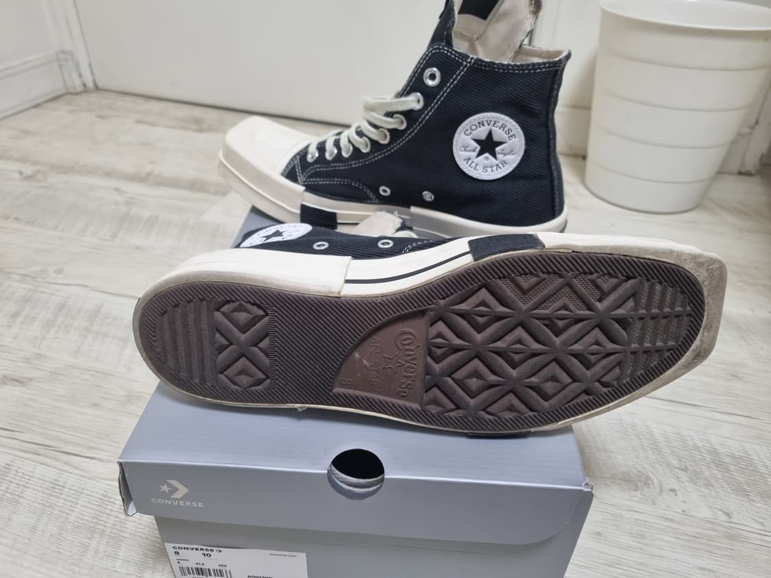 컨버스 X 다크쉐도우 터보다크 척70 하이 블랙 265 상품이미지7