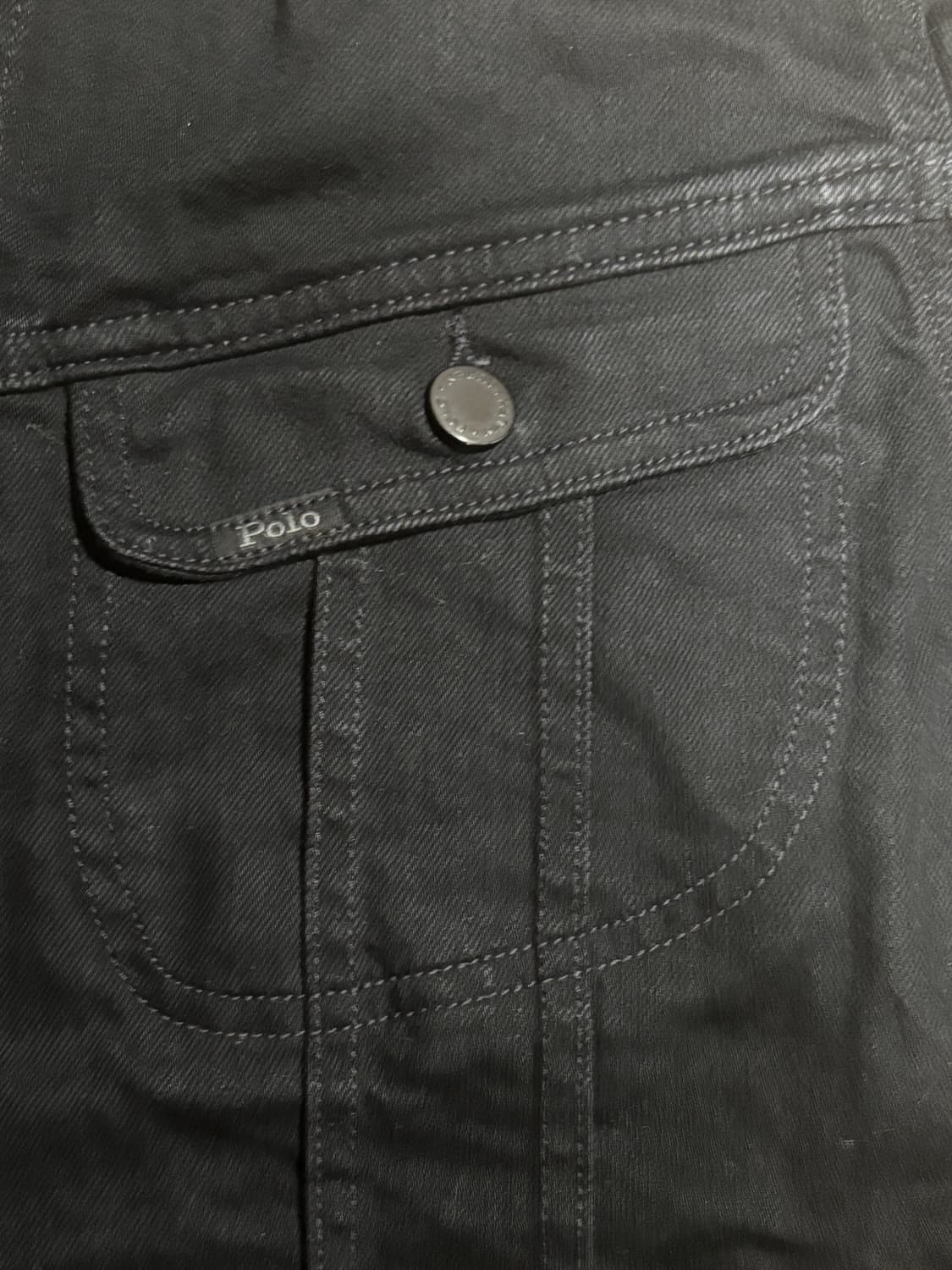 폴로 랄프로렌 블랙 청자켓 데님자켓 상품이미지4