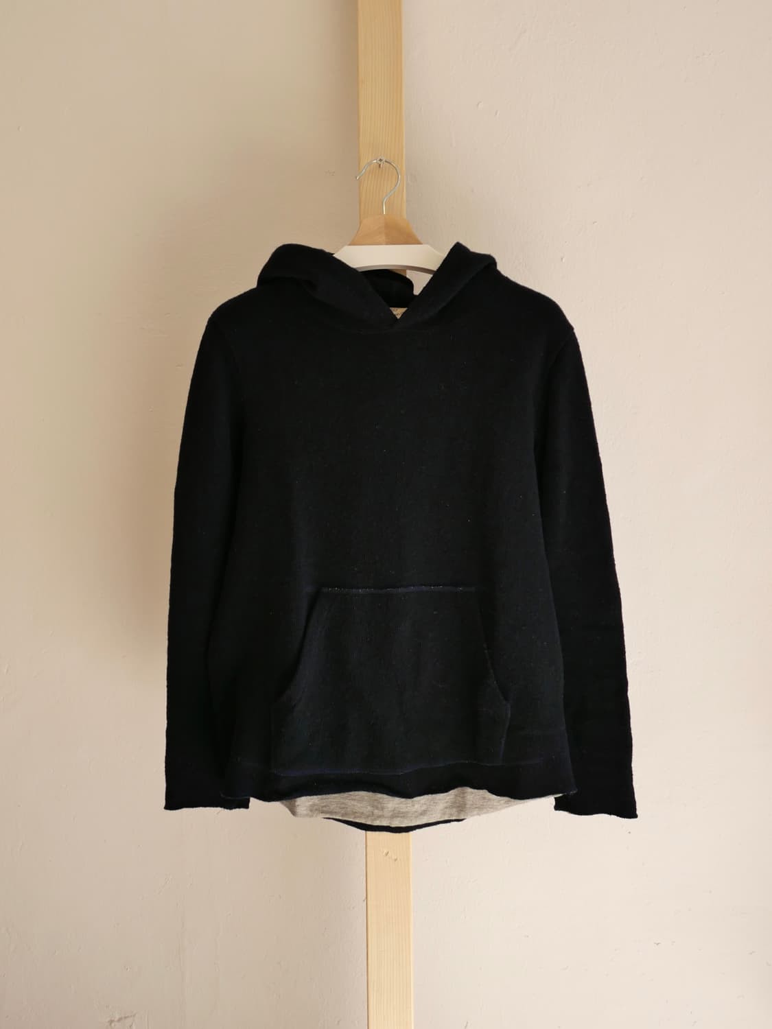 레미 릴리프 레이어드 니트 후디 상품이미지1