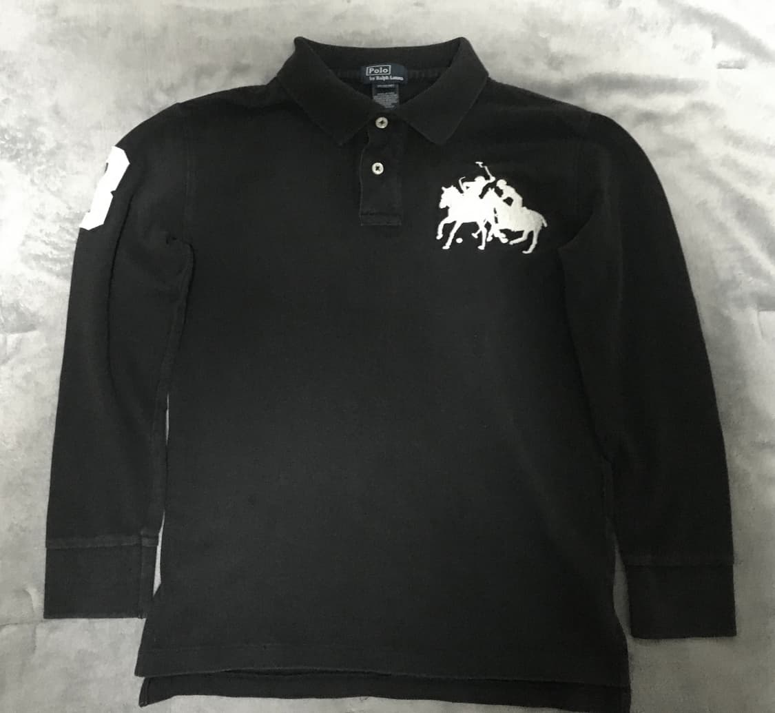 폴로 랄프로렌 빅포니 검흰 상품이미지2