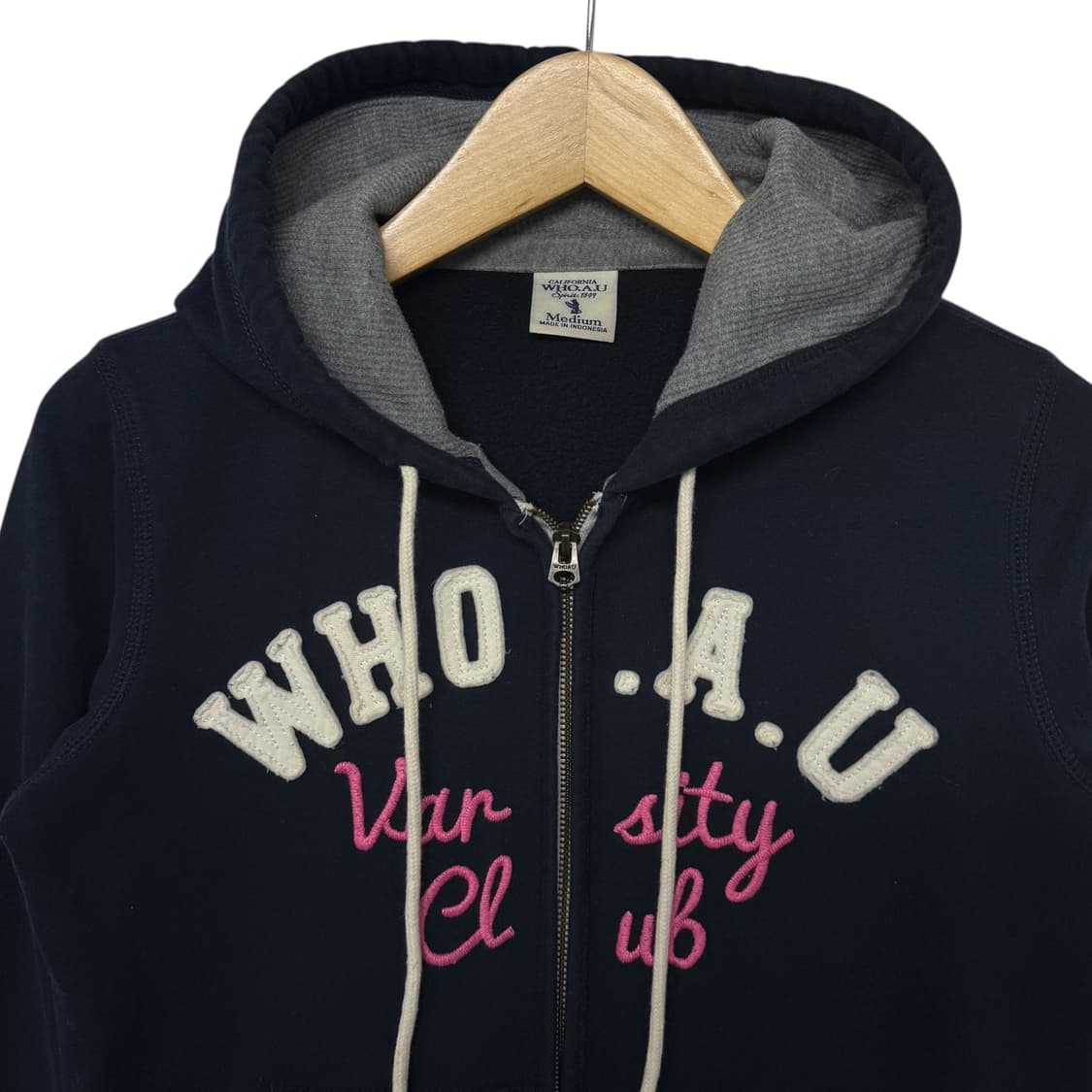 후아유 아치로고 후드집업 상품이미지2