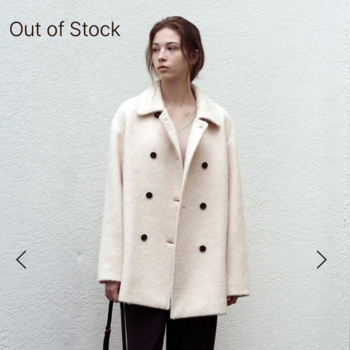 베뉴엣(BENUET) 피치크림 밀란 코트 프리사이즈 새상품 상품이미지3