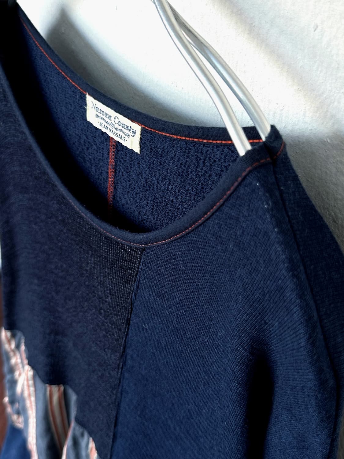 Rework design panel cotton sweat dress t 상품이미지7