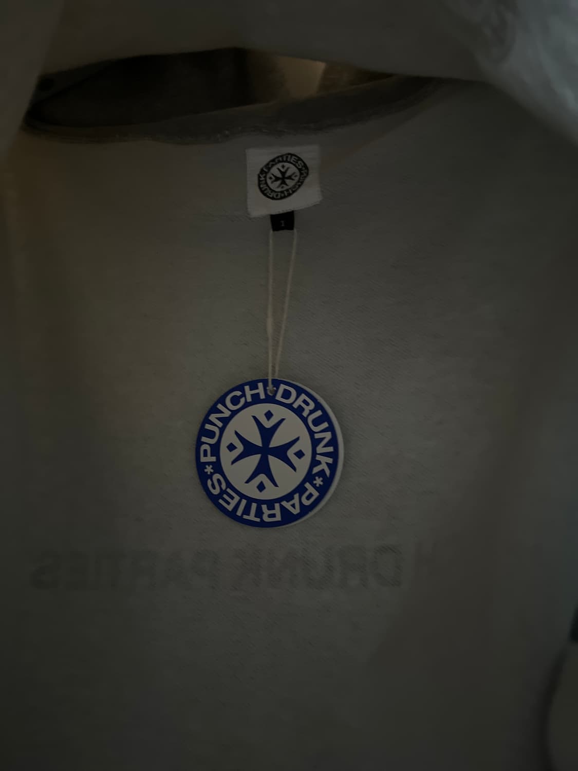 펀치드렁크파티즈 후드티 멜란지그레이 1사이즈 상품이미지2