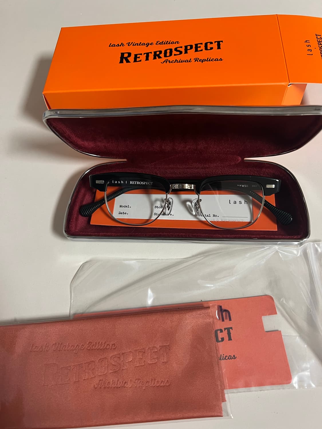 래쉬 레트로스펙스 루이스 Lewis 하금테 안경 상품이미지4