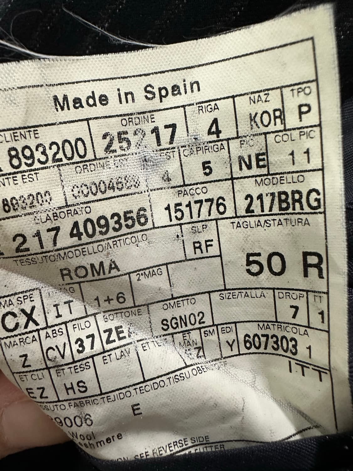 에르메네질도제냐 울캐시 블레이저 상품이미지7