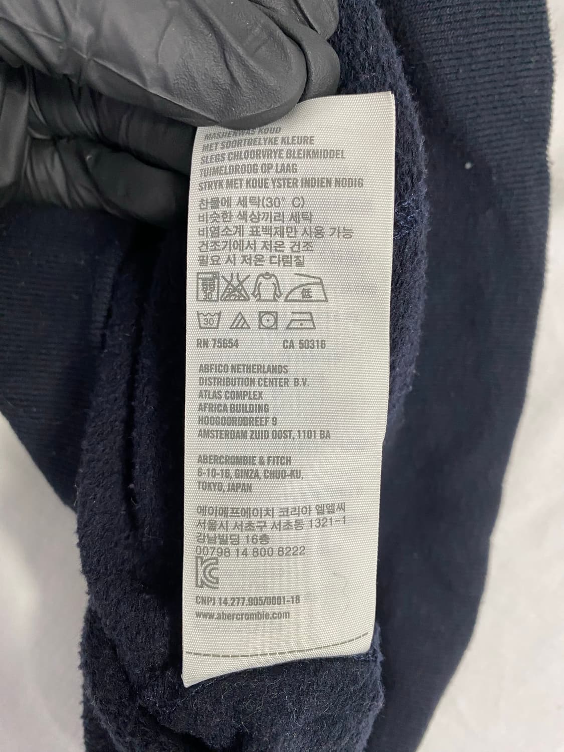 홀리스터 네이비 후드집업 S <548> 상품이미지5