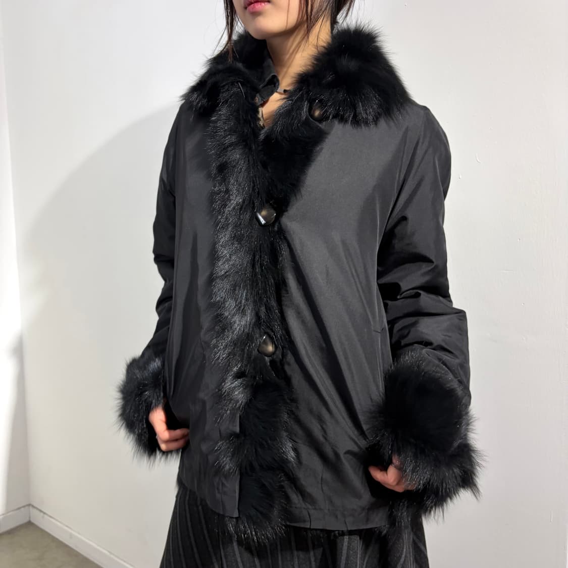 리버시블 폭스퍼 자켓 상품이미지1