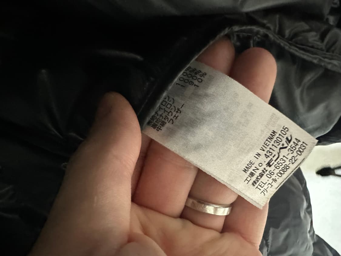 (XL)몽벨  알파인 파카 블랙 빈티지 다운 패딩 상품이미지6